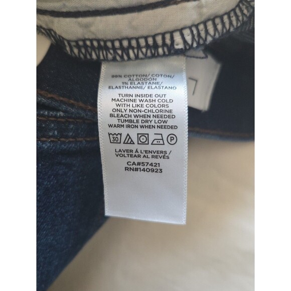 NWT Loft Outlet | Size 0 Petite | Straight Leg High Rise Jeans Raw Hem - Picture 7 of 12